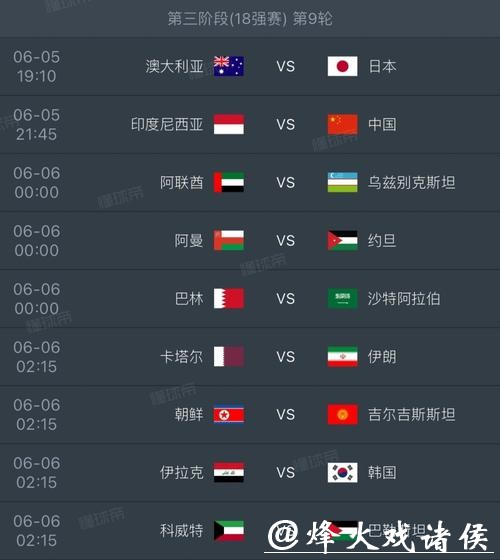 2026年世界杯赛程安排及详细时间表